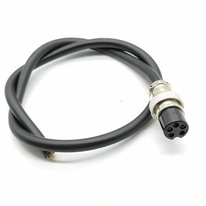 M12 2-6 Pin Cable de señal de aviación macho/hembra enchufe GX12 chaqueta de PVC para cámara de coche DVR Video electrodomésticos uso electrónico - Product Image 3