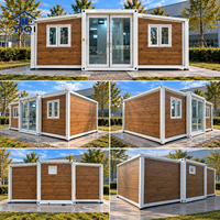 Micro-maison spacieuse de 10 pieds avec intérieur lumineux, espace de vie ouvert, petite résidence familiale confortable