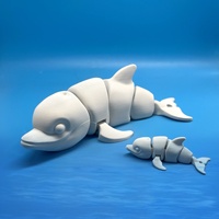 Fabricant direct, ornements de requins créatifs imprimés en 3D, jouets, décorations sur le thème marin, objets d'exposition, animaux pour l'enseignement biologique