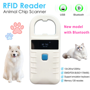 Mới cho <span class=keywords><strong>Bluetooth</strong></span> ABS Chất liệu RFID <span class=keywords><strong>Reader</strong></span> cho pet ID chip USB Dog Cat động vật cầm tay 134.2kHz nhận dạng tag máy quét thẻ - Product Image 2