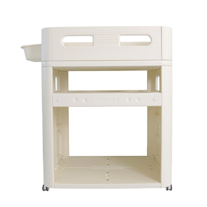 Piattaforma Angolare Salvaspazio per il Lavaggio e <span class=keywords><strong>l</strong></span>'Abbigliamento <span class=keywords><strong>del</strong></span> Bambino, Lettino Trasformabile per Casa o Postazione di Allattamento - Product Image 3