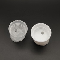 24mm 28mm Blanc PP Plastique Presse Bec Shampooing Bouteille Couvercle 28-410 Plastique Disque Top Presse Cap Fermeture pour Emballage Boîtes Emballage