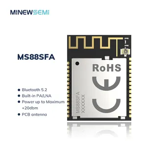 MinewSemi Ultra Longo Alcance + 20 dBm nRF52833 PA Módulo Bluetooth MS88SFA Ble Módulo