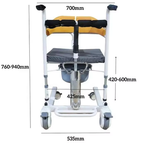 Silla Elevadora Hidráulica para Transferencia de Pacientes, de Sentado a de Pie, con Escritorio, para Personas con Discapacidad, para Inodoro y Ducha - Product Image 6