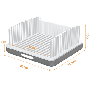 Adjustable 3-Slice Thickness <b>Bread</b> Slicer Foldable with Crumb Tray for Homemade <b>Bread</b> Kitchenware Usage - Product Image 1