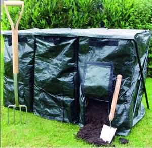 VERTAK 120*50*70cm <b>Compost</b> <b>Bag</b> Big Foldable Yard Waste Sack Collecting Pocket for Leaves Grow <b>Bags</b> - Product Image 1