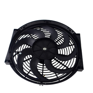 Ventilateur de refroidissement de voiture Poyracing 14 pouces 12V 90W à pales courbes pour mise à niveau et rénovation - Product Image 3