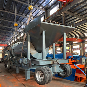 Ghana <span class=keywords><strong>Gold</strong></span> 60tph Verarbeitung anlage Polyurethan ausgekleideter Trommel wäscher Mobiler Rotations wäscher - Product Image 2