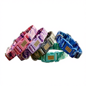 <span class=keywords><strong>Collar</strong></span> Martingale YG-109, Rayado, Transpirable, Personalizado, Deportivo, de Nailon con Cinta Reflectante - Product Image 1