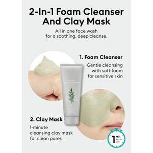 Missha Artemisia Pack Foam Cleanser 150ml Nettoyant moussant pour le visage à l'artémisia, nettoyage en profondeur pour tous types de peaux - Product Image 5