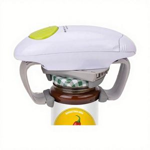 Abrelatas Eléctrico Automático de Lujo Ecológico de ABS y Nylon con Silicona, Manos Libres, de un Solo Toque, para Cocina, Funciona con 2 Pilas AA - Product Image 1