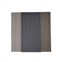 Meilleure vente en gros de panneaux de bois acoustiques 3d en chêne Panneaux muraux acoustiques décoratifs insonorisés à lattes de bois pour l'espace intérieur