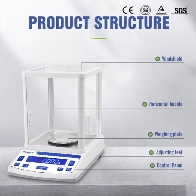Hot Selling Custom Logo Portable Precision Analytical Weighing Balance Digital Analytical Scale
