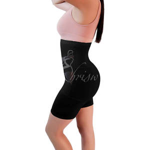 Gaine taille haute avec renforts brodés en point de croix pour des jambes longues, sculpte et affine - Product Image 4