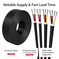 Kabel Silikon Multi Inti Tahan Suhu Tinggi, Kabel Karet Silikon Fleksibel, Kabel Sambungan Multi Konduktor Kustom