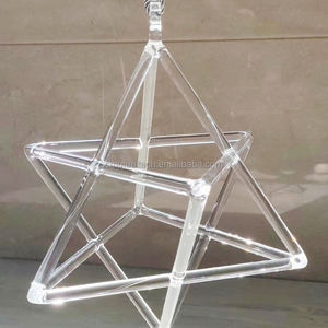 Disesuaikan Pure Soul transparan penyembuhan suara <span class=keywords><strong>Merkaba</strong></span> warna bening kuarsa kristal <span class=keywords><strong>Merkaba</strong></span> Chakra meditasi Yoga - Product Image 3