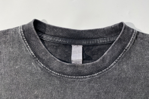 Drop Shoulder Luxury DTG tùy chỉnh nặng cotton chất lượng cao quá khổ Hombre axit rửa đồ họa cổ điển men's t Áo sơ mi nhà sản xuất - Product Image 5