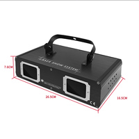 SC neuer Scan-Effekt Laser projektor Doppelkopf laser zeigen 2 Augen/Köpfe/Löcher/Tunnel/Linse RGB 3 in1 Vollfarb laser