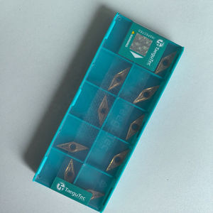 เม็ดมีดกลึง VNMG130404MT TT5100 Taegutec ทำจากทังสเตนคาร์ไบด์ สำหรับเครื่องกลึง CNC ความแข็ง HRC45-60 เคลือบ CVD สำหรับงานเหล็ก - Product Image 4