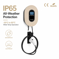 OEM ODM Station de recharge murale pour véhicules électriques de niveau 2 7 kW, compatible avec les voitures électriques, chargeur mural de type 1 avec courant nominal de 32 A