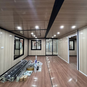 Maison préfabriquée en conteneur extensible de 40 pieds à prix abordable en promotion – Villa préfabriquée avec chambres personnalisables - Product Image 4