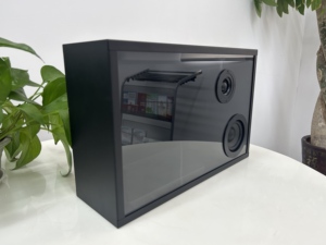 Altavoz LED Transparente de 15.6 Pulgadas con Micrófono Incorporado <span class=keywords><strong>para</strong></span> Fiestas y Uso en Exteriores con Letras Flotantes - Product Image 5