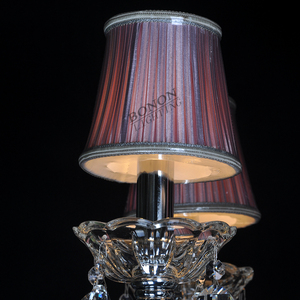 Lustre en verre rétro antique vintage pour décoration d'intérieur, éclairage en cristal, lampe de luxe, décoration d'intérieur - Product Image 2