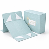 Caja Plegable de Embalaje Biodegradable Personalizada para Regalos de Lujo, Caja Magnética para Velas