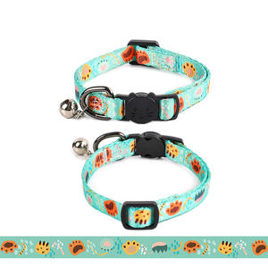 فاخر مخصص للتدريب التكتيكي طوق الكلب القط دائم لينة الحيوانات الأليفة جرو طوق الشريط الديكور نمط الصلبة مبطن الميزات - Product Image 5