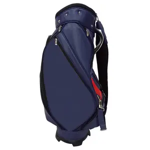 GAMEN卸売日本輸出品質ヴィンテージパーソナライズされたゴルフバッグ高級防水カスタムレザーゴルフバッグ