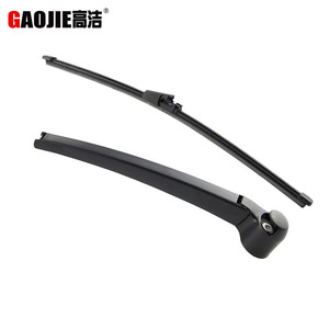 Ensemble de lames et bras d'essuie-glace arrière Gaojie pour Volkswagen Golf 5 Mk5 2004-2008 en caoutchouc synthétique - Product Image 1