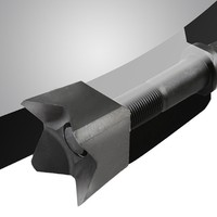 Têtes de coupe forestière essentielles pour machines forestières, à dents de scie thermiques électriques en carbure, pour abattage et regroupement de bois, avec boîte de vitesses et support pour travaux forestiers et agricoles