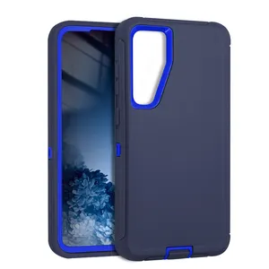 Heavy Duty 3 in1 Shockproof Armor Defender Case Defender Case For S24 ultra Plus