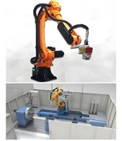 Máquina de Endurecimiento por Láser CNC con Brazo Robótico Automático para Mejorar la Dureza de Moldes Metálicos de Acero y Aluminio