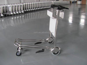 RH-J10-1 1100*625*1050Mm Roestvrijstalen Luchthavenbagagekarretje Vierwielige Passagierscar - Product Image 2