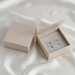 PandaSew luxe petite fermeture magnétique 1200g carton anneau collier bijoux cadeau emballage boîte avec Logo