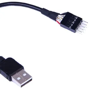 9-poliger USB-Motherboard-Stecker auf Single USB 2.0 Typ A-Stecker 7,8-Zoll-CABLETOLINK