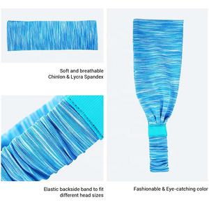 Shuntaixin-bandeau à mèches personnalisé avec Logo unisexe, bandeau de Football, Yoga, femme, bandeau de <span class=keywords><strong>cheveux</strong></span> athlétique, tissu élastique de Fitness, bandeau de Sport - Product Image 5