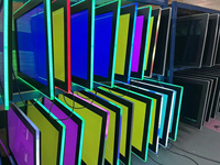 Écran tactile vertical 3M de 43 pouces pour jeux vidéo avec lumière LED
