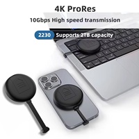 Boîtier portable haute vitesse 10Gbps USB 3.1 TYPE-C boîtier SSD et HDD magnétique NVME NGFF pour boîtier de disque dur externe de téléphone