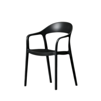 Chaise de salle à manger empilable en plastique au design contemporain, prix d'usine, moderne, pour extérieur, salon, bureau à domicile, école, entrepôt, portable