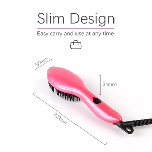 Venta al por mayor el alisado del cabello peine eléctrico 210C barba plancha de cepillo para la barba de <span class=keywords><strong>los</strong></span> hombres - Product Image 1