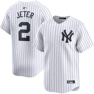 Maillot réplique domicile des New York Yankees Derek Jeter pour jeunes, col de baseball anti-humidité - Product Image 1