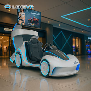 LEKE Simulateur de Jeu d'Intérieur 9D <span class=keywords><strong>en</strong></span> Métal, Équipement de <span class=keywords><strong>Conduite</strong></span> VR et Attractions de Franchise pour Maison de Jeu <span class=keywords><strong>en</strong></span> Fibre de Verre - Product Image 1