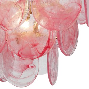 French Retro Murano Living Room Chandelier <b>Light</b> Luxury Chinese Style <b>Dining</b> Staircase Bedroom Seven-Color Glass Decorate - Product Image 3