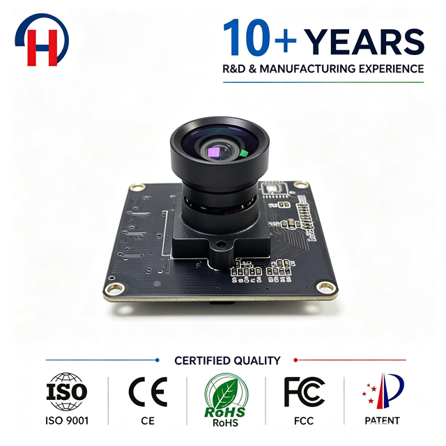 1080P USB Camera Module with No Drive Mechanism, Wide-angle View Without Distortion; 38mm Industrial-grade Custom Camera Module