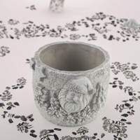 Pots à fleurs modernes, durables et écologiques en ciment pour l'intérieur et l'extérieur, pour la maison et le jardin - Directement de l'usine