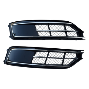 2015-2017 D4PA A8/A8L W12 Style Full Set | <strong>Grille</strong> Fog Light/Side <strong>Mirror</strong> Bezel Bumper Mesh <strong>Grille</strong> | Durable ABS Chrome | - Product Image 5
