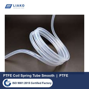 Tubo de Resorte en Espiral de PTFE, Tubo Enrollado Elástico de Diámetro Interior Liso para Conexión de Tuberías y Cables en Espacios Reducidos - Product Image 1