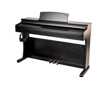 Livraison directe d'usine, qualité fiable, piano numérique noir et brun à 88 touches, non d'occasion, étui en plastique, design compact